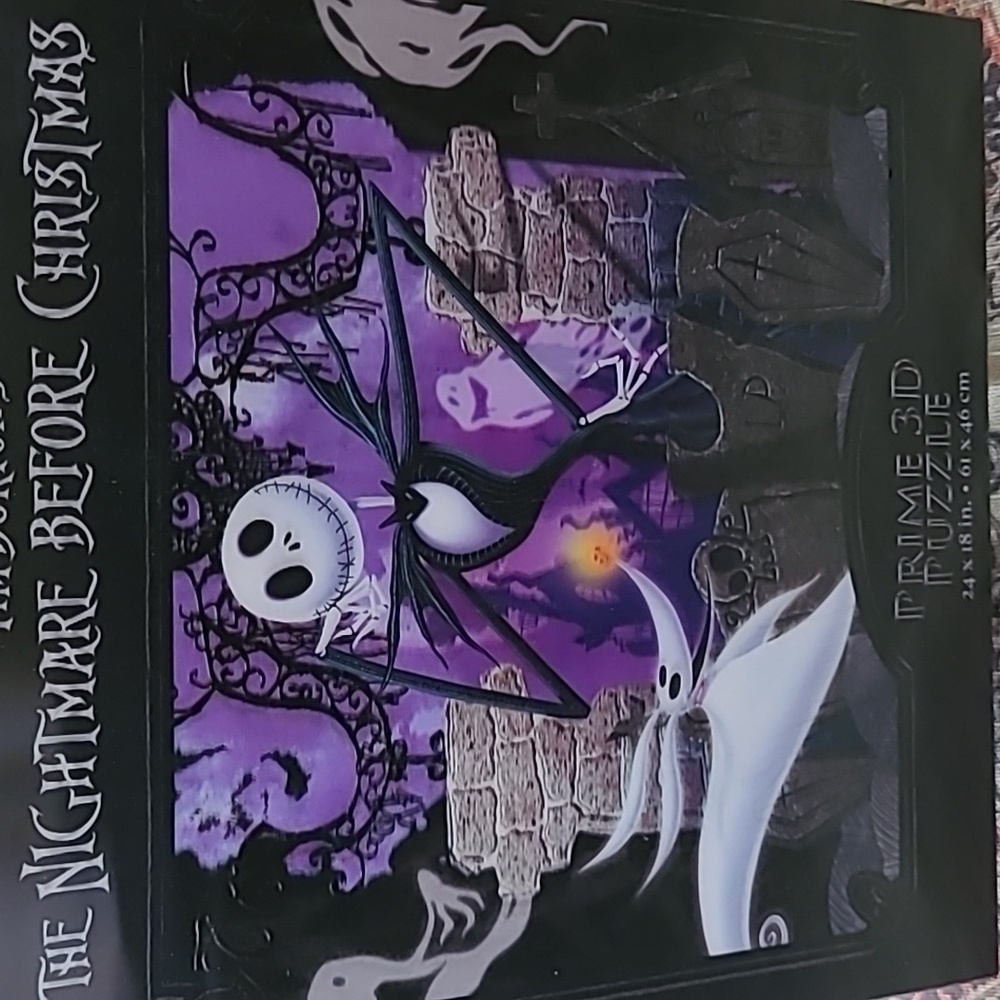 Disney Tim Burton's The Nightmare Before Christmas 3D puzzle,new - Picture 5 of 5